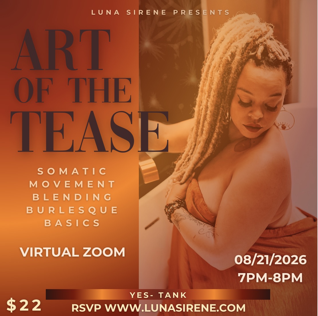 Art of the Tease Virtual Class