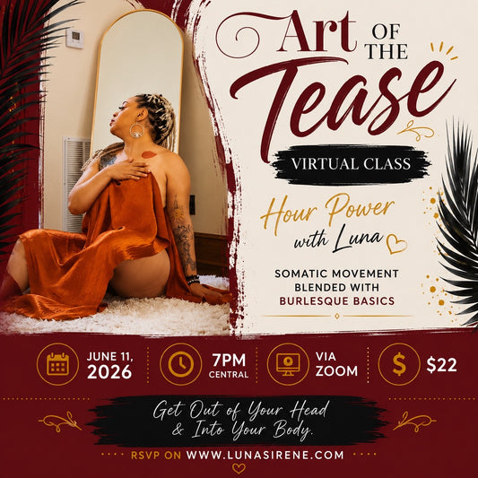 Art of the Tease Virtual Class