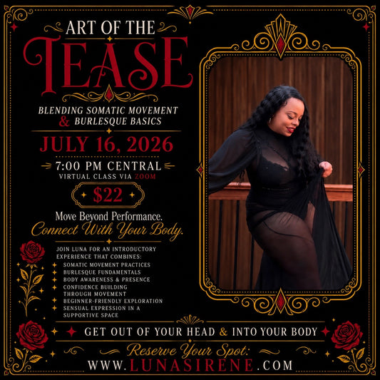 Art of the Tease Virtual Class